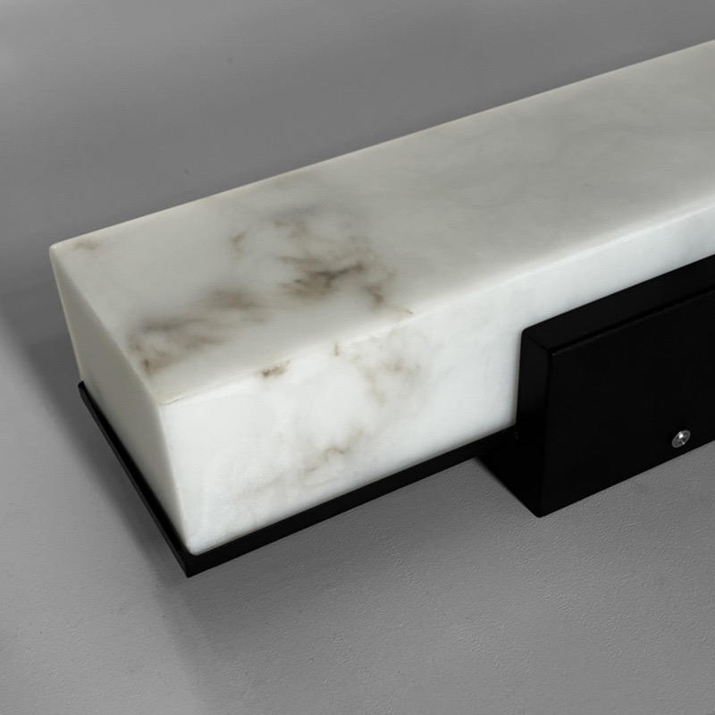 Outdoor Faux Marble Strip Wall Sconce