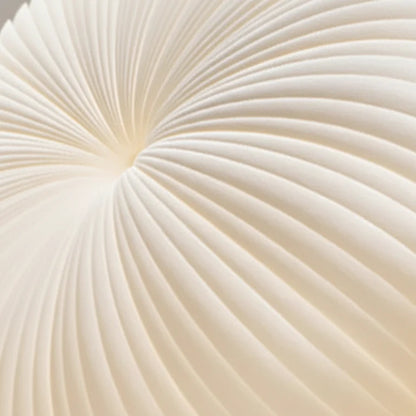 Pleated Pumpkin Flush Mount Ceiling Light