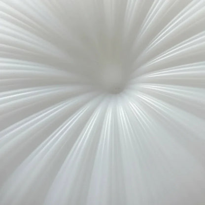 Pleated Pumpkin Flush Mount Ceiling Light