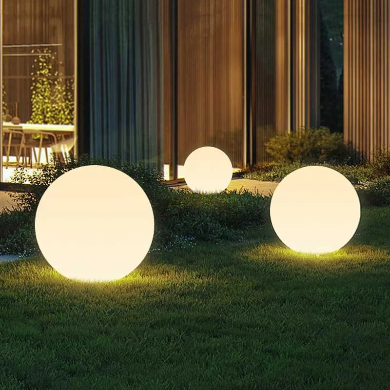 Sphere LED Outdoor Floor Lamp