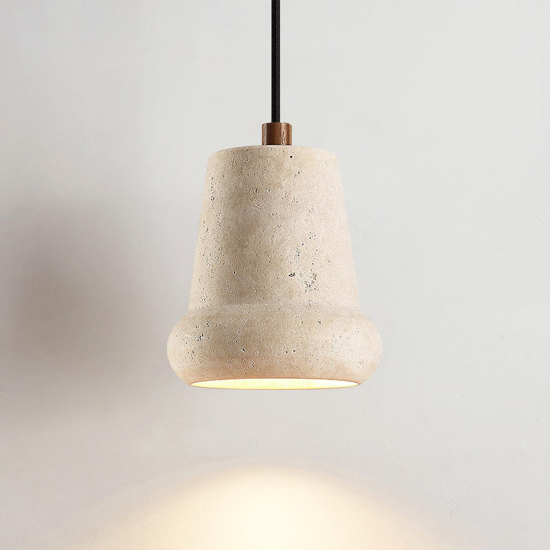 Travertine Stone LED Pendant Light