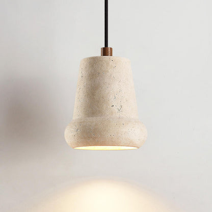 Travertine Stone LED Pendant Light
