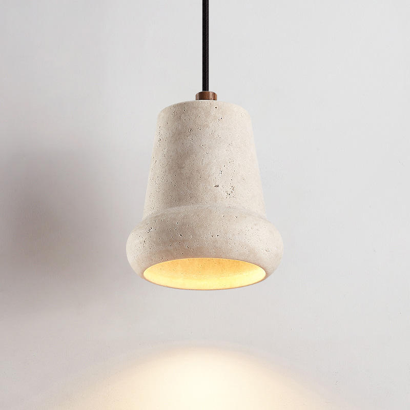Travertine Stone LED Pendant Light