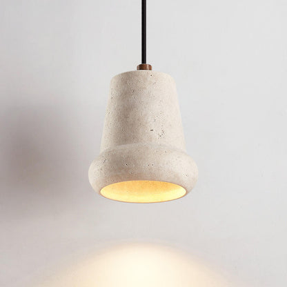 Travertine Stone LED Pendant Light