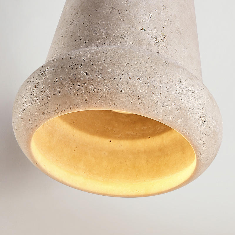 Travertine Stone LED Pendant Light
