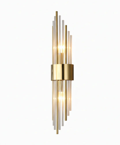Vertical Crystal Rod LED Wall Sconce