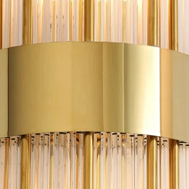 Vertical Crystal Rod LED Wall Sconce